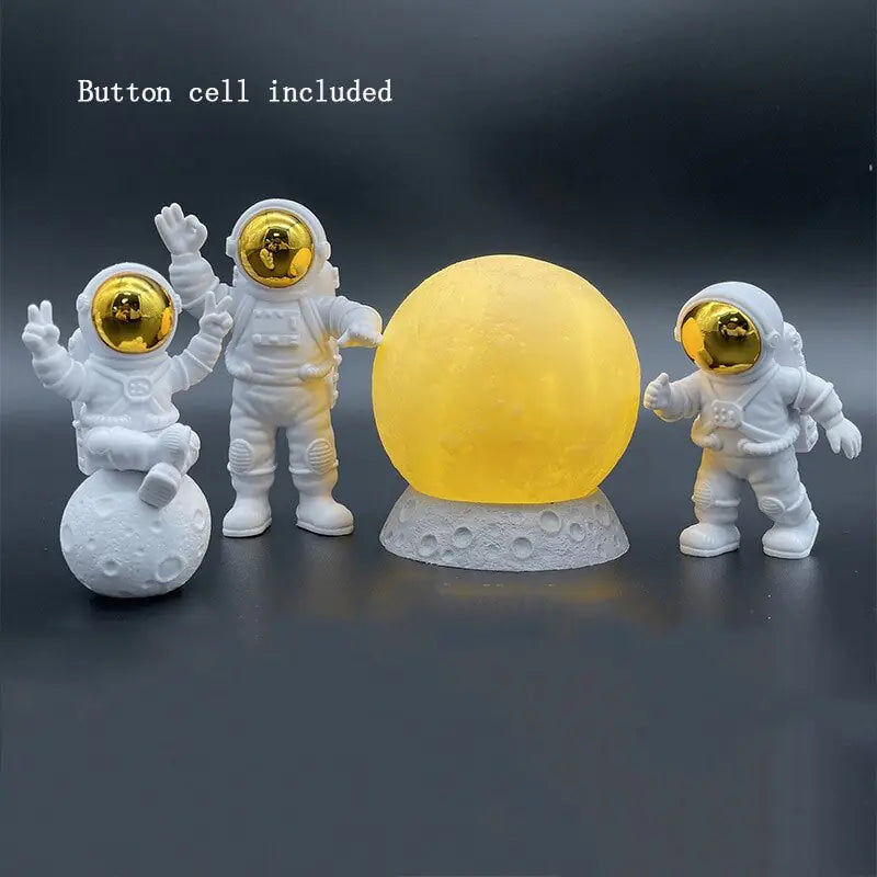 Astronaut Yellow Moon Ambient Light