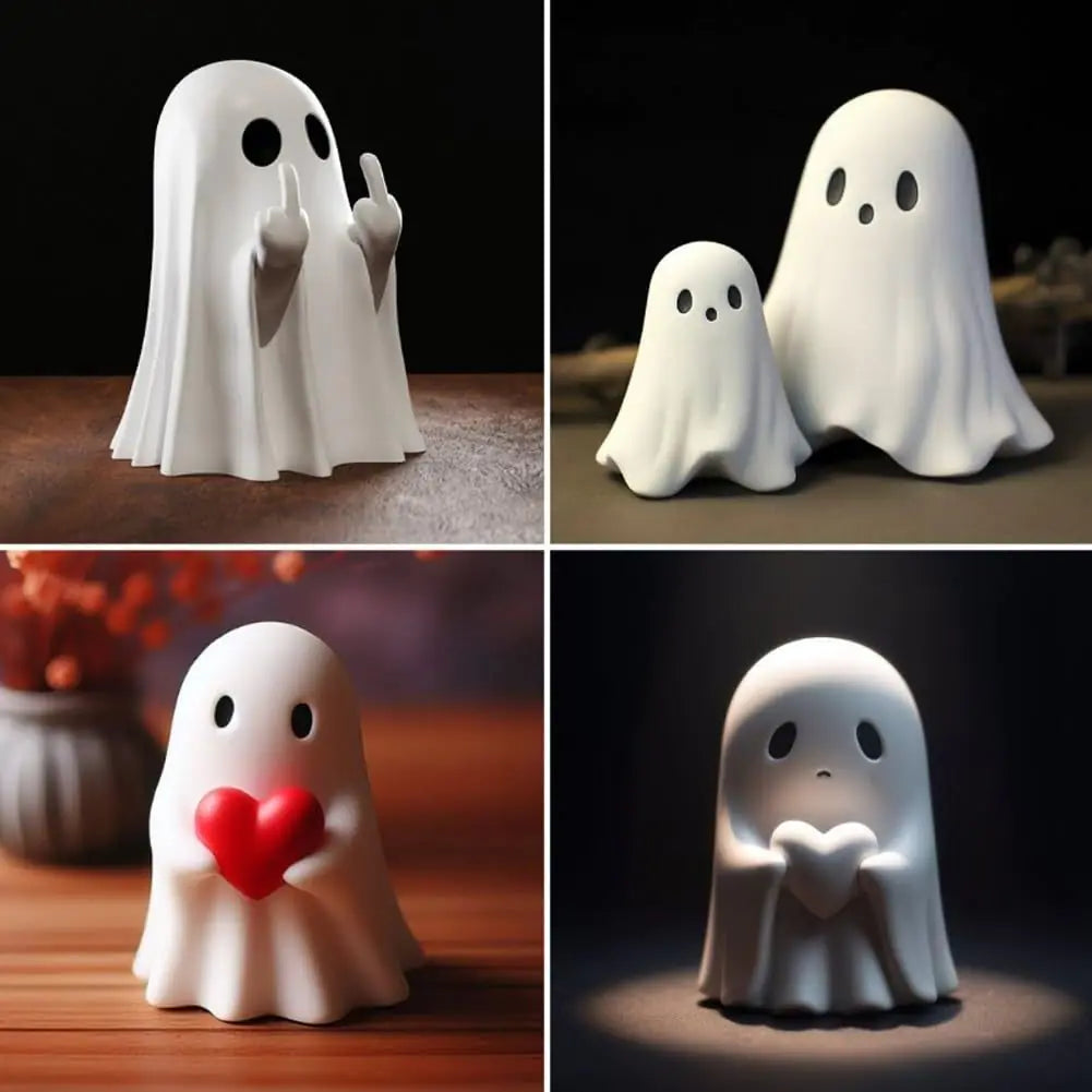 Halloween Middle Finger Love Ghost